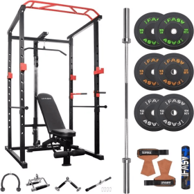 Home Gym Sets Multi-functional Power Cage,Home Adjustable Pullup Squat Rack