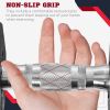 2 x 50lbs Hex Dumbbell Set, Rubber Weights Exercise Fitness Dumbbells with Non-Slip Handles, Anti-roll, for Women or Men Home Gym Workout
