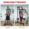 Chest Fly and Chest Press Machine for Back, Pectoral, Rear Deltoid and Shoulder Training, Black