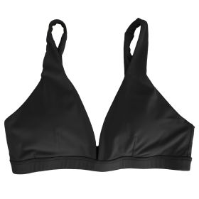 Women Deep V-Neck Sports Bras U-Shaped Back Sport Bras Padded Strappy Crop Open Back Low Impact Bras Sexy Fitness Tank Tops with Removable Pads for Gy (Option: L)