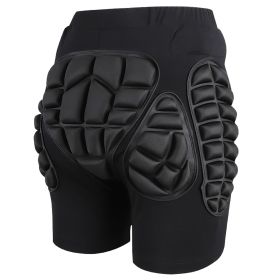 Protective Shorts for Skiing Snowboarding Skating Skateboarding EVA Hip Protection Pad for Adults Kids 3D Padded Breathable Protective Shorts for Hip (Option: XL)