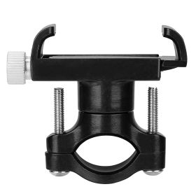 MTB Bike Handlebar Phone Holder Stand Aluminum Alloy Bicycle Phone Bracket 360° Rotation Motorcycle Phone Mount For 4-7 Inch Phone (Option: Holder(Black)
