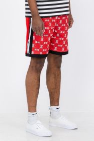 Double O Tape Casual Sweat Shorts (Color: BARBADOS, size: 3XL)
