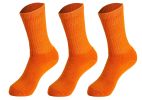 Athletic Sport Socks 3 Pairs Breathable Cotton Crew Socks Shoe Size 5 to 10